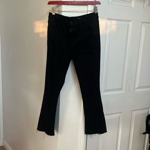 J brand cropped black jeans